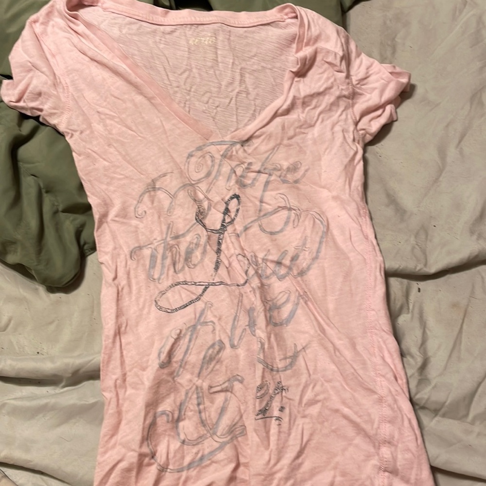 Light pink top